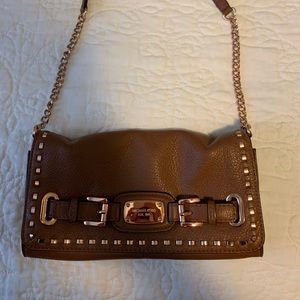 ✨ Michael Kors shoulder bag | | camel & rose gold